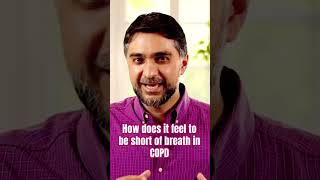 Lung doctor explains how it feels to be breathless with COPD copd doctor breathcontrol [upl. by Tiedeman]