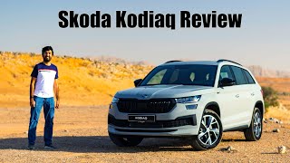 2022 Skoda Kodiaq Sportline Review  A Well Packed SUV [upl. by Dloreh]