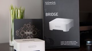 Sonos Bridge Unboxing for use with Sonos Play135 and Soundbar [upl. by Esertap]