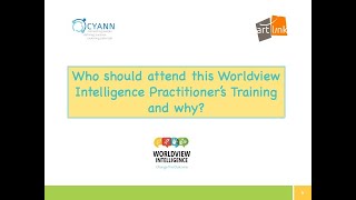 Nancy Bragard Who should attend the Worldview Intelligence Practitioners Training and why [upl. by Eylhsa]