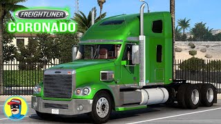 Freightliner Coronado  mod review descarga gratis  ATS 151 [upl. by Eibob]