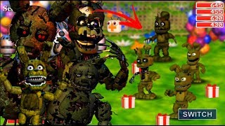 All Springtrap Mods FNaF World [upl. by Veal]