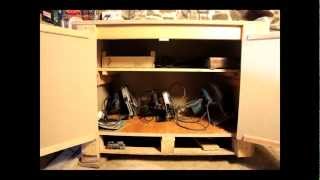 Low Cost Tool Cupboard  repurposed pallets Cheap amp Cheerfull Woodwork Project Armoire à outils [upl. by Anirol882]