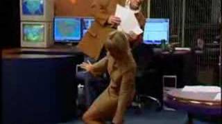 Crotch Grab on National TV Blooper  The Daily Buzz [upl. by Yasmeen]