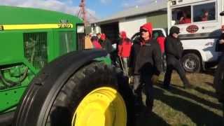 Mequon WI Farm Auction December 6 2014 JD Tractors [upl. by Abla]