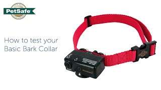 How To Test the Basic Bark Dog Collar [upl. by Farnham]