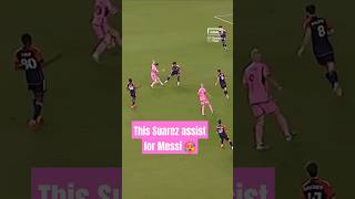 MESSIs STUNNING GOAL from SUAREZ BACKHEEL ASSIST 🔥 shorts football soccer [upl. by Gladis]