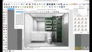 Tutorial Espelho no Sketchup [upl. by Landry]