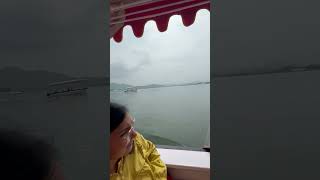 Lake pichola udaipur adventuretravel love picholalake boat [upl. by Atikahs]