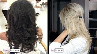 DIY from Brunette to Blonde amp how I maintain my color [upl. by Monjan]