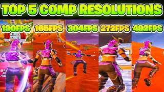 Best 5 Stretched Resolutions in Fortnite Season 3 INSANE FPS BOOST [upl. by Penman496]