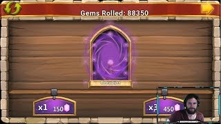 Rolling on a Simulator for Occultist  Castle Clash [upl. by Zolly]