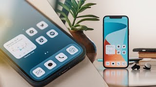 Home Screen Setup Tutorial iPhone 12  iOS 14 [upl. by Garvin]