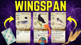 MASSIVE 142 POINTS Wingspan Automa Gameplay [upl. by Ardnassela]