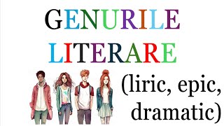 🤞 Invatam impreuna Genurile literare  Genul LIRIC EPIC DRAMATIC BAC ROMÂNĂ BACALAUREAT [upl. by Harutek]