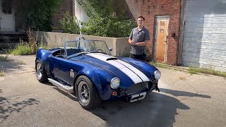 Clean 1965 FACTORY FIVE MKIII Shelby Cobra  MOTORVAULT [upl. by Cockburn423]