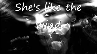 shes like the wind lyrics [upl. by Gardia]