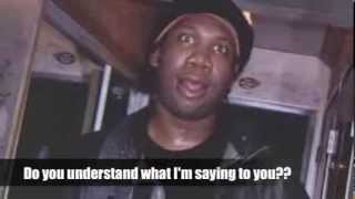 KRSOne threatens Protégé MC Funky J says quotIll kill youquot and that he loves quotbeating white boysquot [upl. by Ailsun]