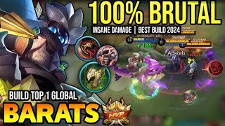 BARATS BEST BUILD 2024  TOP GLOBAL BARATS GAMEPLAY  MOBILE LEGENDS✓ [upl. by Angadreme]