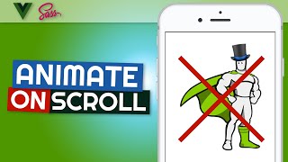 Animate On Scroll With Vue JS [upl. by Dearden]