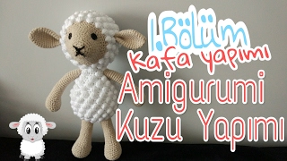 Amigurumi Kuzu Nasıl Yapılır 1Bölüm 🐑  Pıtırcıklı Kuzucuk Kafa Yapımı 14 [upl. by Anait]