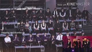 190601 GDA  ENG SUB Reaction to BTS Daesang Album of the Year [upl. by Vacla]