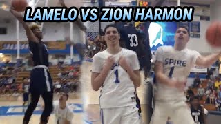 LaMelo Ball Went IN HIS BAG vs Zion Harmon GOES OFF For 36 Points amp 14 Rebounds In SERIOUS Win 😈 [upl. by Garibull193]