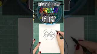 Let´s Draw Grey from Incredibox Sprunki sprunki incredibox grey [upl. by Ahsaeyt673]