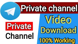 Telegram Private Channel Video Download  How to download telegram private group video [upl. by Akilaz]