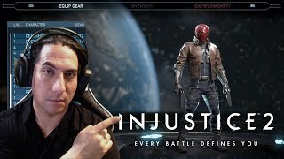 INJUSTICE 2 RED HOOD LVL 20 GAMEPLAY PS4 [upl. by Enorej]