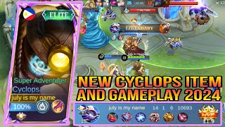 NEW CYCLOPS ITEM AND GAMEPLAY 2024 🔥  PRO CYCLOPS CYCLOPS GAMEPLAY 🔥  TOP GLOBAL CYCLOPS [upl. by Brie346]