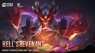 Hells Revenant  Moskov quotInfernal Wyrmlordquot  Skin Trailer  Mobile Legends Bang Bang [upl. by Jen23]