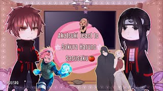 Akatsuke react to🌸Sakura Haruno🌸🇺🇸🇧🇷ʏᴏᴜsʀᴀ [upl. by Hesky]