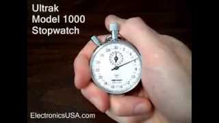 Ultrak 1000 Mechanical Stopwatch Timer  Electronics USA [upl. by Paterson623]