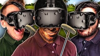 THREE PLAYER VR GOLF  CLOUDLANDS VR MINIGOLF HTC VIVE [upl. by Mighell]