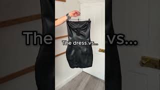 The dress vs on me🖤latex dress alternative fashion fyp foryou fypシ shorts [upl. by Adieno698]