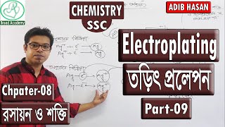 ssc chemistry chapter 8  part09  তড়িৎ প্রলেপন প্রক্রিয়া  Electroplating রসায়ন  new syllabus [upl. by Okemak18]