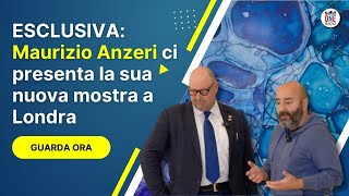 Esclusiva Maurizio Anzeri ci presenta la sua nuova mostra a Londra [upl. by Azile]