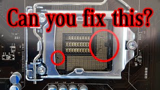 Bent Pin Motherboard  Worth it to Buy Able to Fix  An Extreme Budget Solution [upl. by Anirtik]