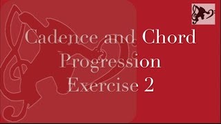 Cadences and Chord Progressions  Aural Practise [upl. by Naryk]