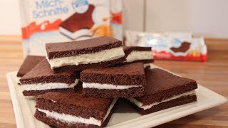 Milchschnitte Rezept  selbst machen  einfach  Nachgemacht Original trifft Sally  Sallys Welt [upl. by Tat]