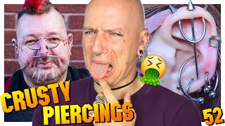 Messiest Piercings Ive Ever Seen  Piercings Gone Wrong 52  Roly Reacts [upl. by Notsua]