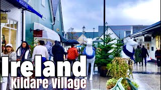 Ireland 🇮🇪  Kildare Village  4K Christmas Walking tour 2022 [upl. by Anaele]