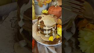 Pumpkin pancakes Full recipe httpswwwerynwhalenonlinecompumpkinpancakes [upl. by Lleneg]