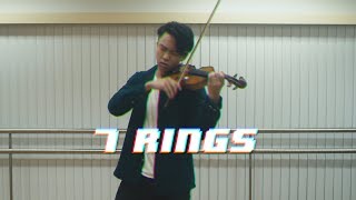 7 rings  Ariana Grande  Violin cover [upl. by Merow]