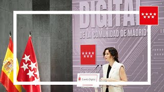 Díaz Ayuso Con la Cuenta Digital seremos una administración más cercana más ágil y más humana [upl. by Tama]