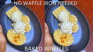 WAFFLE RECIPE WITHOUT WAFFLE MAKER VERY MOIST amp YUMMY [upl. by Theresina]