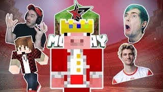 YouTubers React to Technoblade Dominating Minecraft Monday TNT Run The 6 Winstreak [upl. by Condon101]