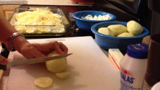 How to make Homemade Scalloped Potatoes [upl. by Almund]