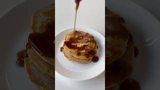 pumpkin pancakes 🧡 morningroutine aesthetic breakfastideas thatgirl minivlog productiveday [upl. by Ilram]